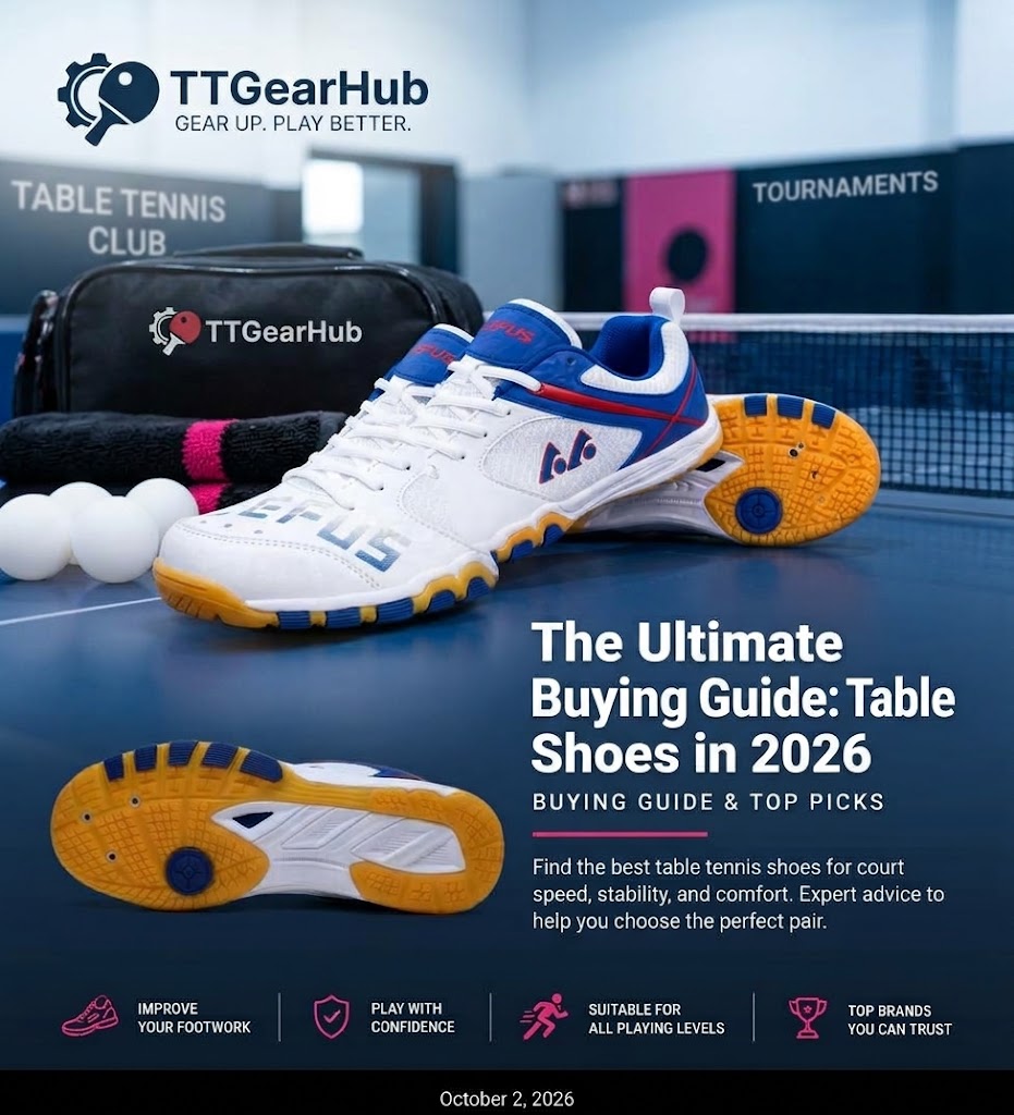 The Best Table Tennis Shoes of 2026–2027 | Top Picks & Reviews