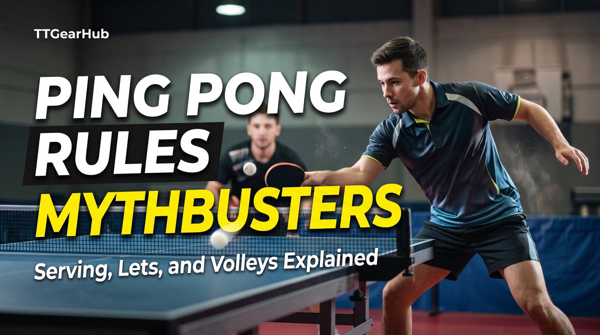 Ping Pong Rules Mythbusters: Serving, Lets, and Volleys Explained