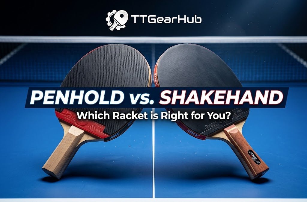Penhold vs. Shakehand Grip in Table Tennis: Which Racket is Right for You? - TTGearHub