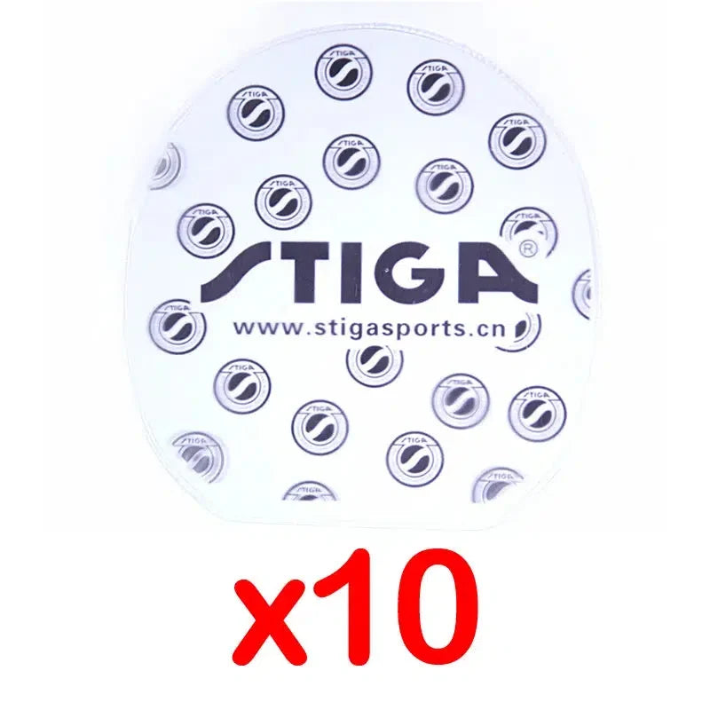 10 Stück Stiga Tischtennis Schutzfolie (unverklebt)