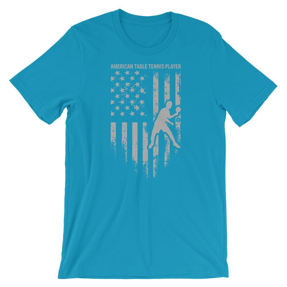 American Table Tennis Player T-Shirt
