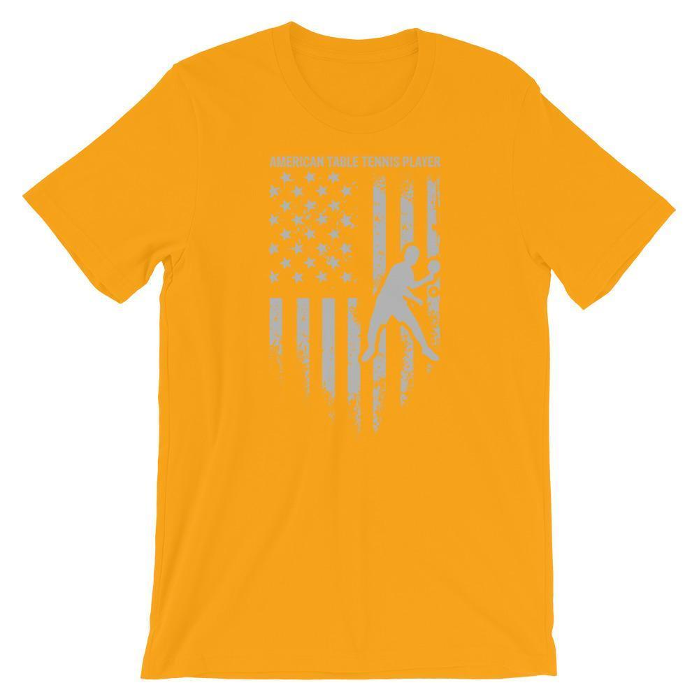 American Table Tennis Player T-Shirt