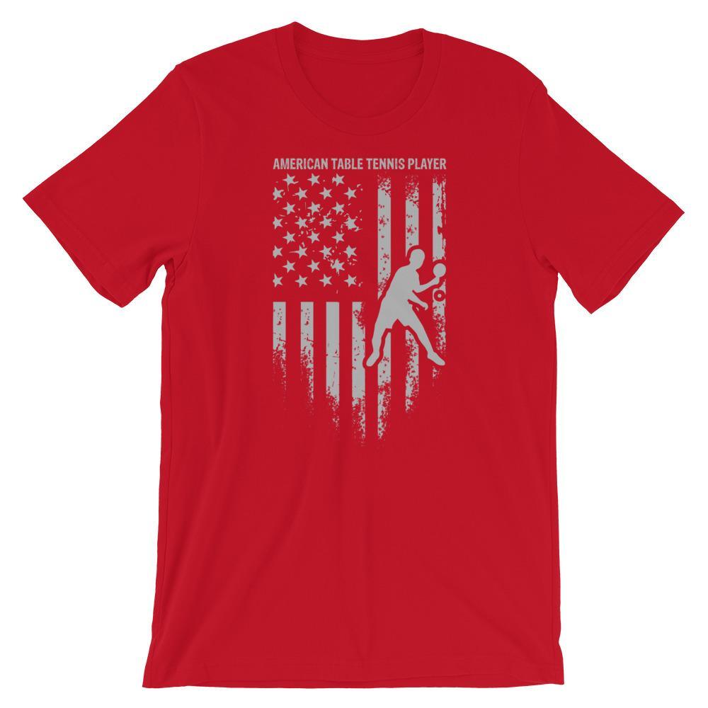 American Table Tennis Player T-Shirt