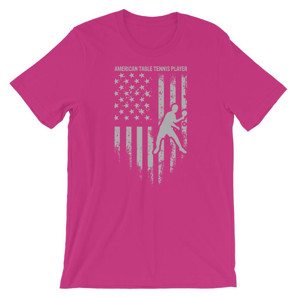 American Table Tennis Player T-Shirt
