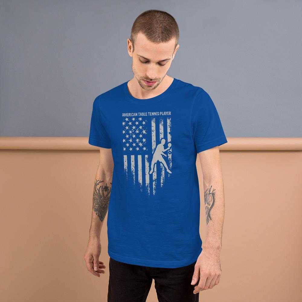 American Table Tennis Player T-Shirt