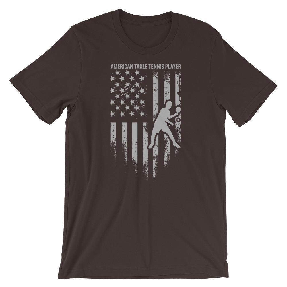 American Table Tennis Player T-Shirt