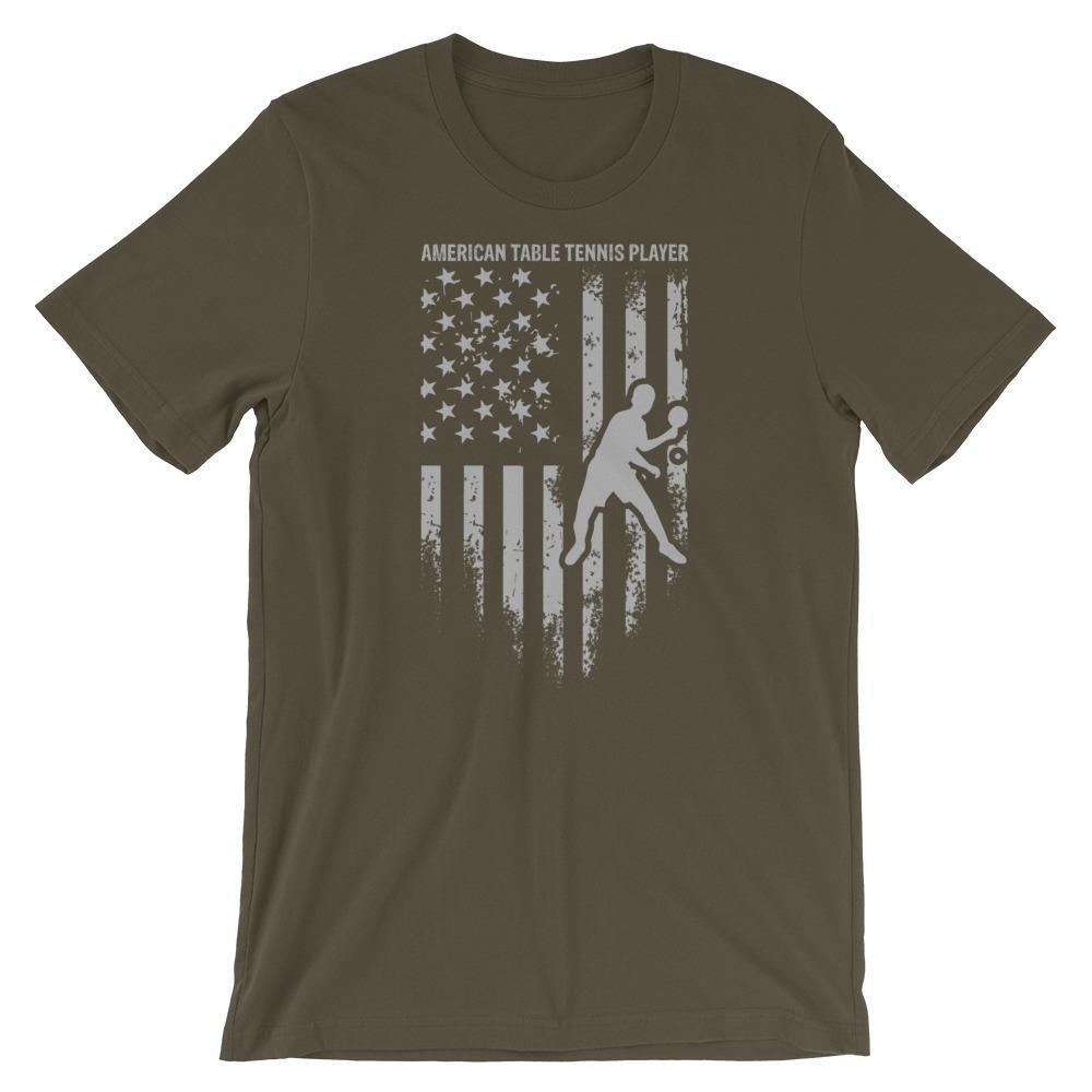 American Table Tennis Player T-Shirt