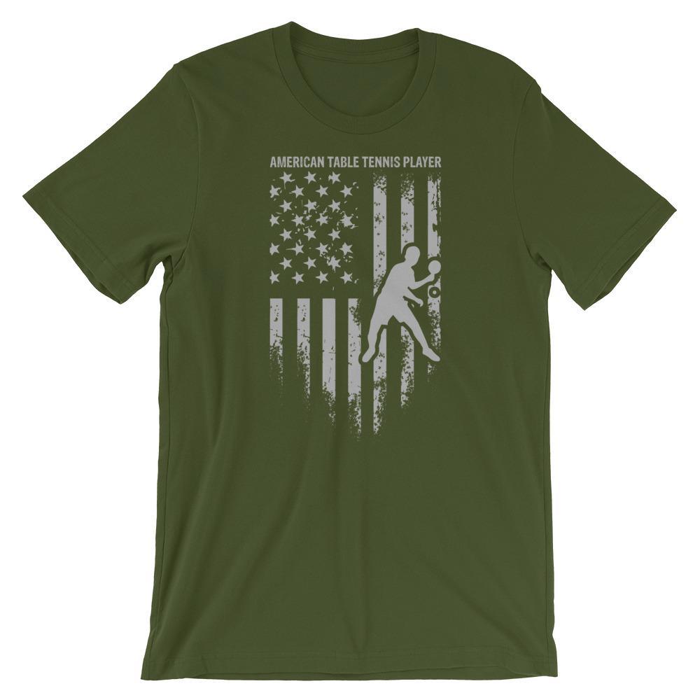 American Table Tennis Player T-Shirt