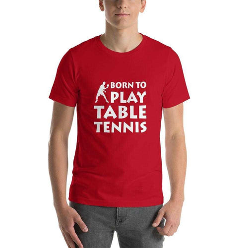 T-Shirt Né pour jouer au tennis de table