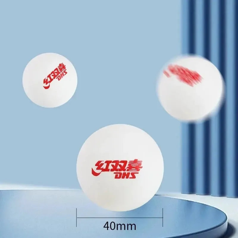 DHS 40+mm ABS High-Quality Table Tennis Training Balls – 20/50/100 Pack