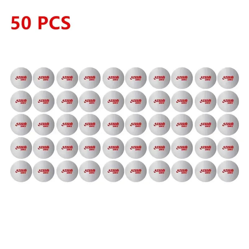 DHS 40+mm ABS High-Quality Table Tennis Training Balls – 20/50/100 Pack