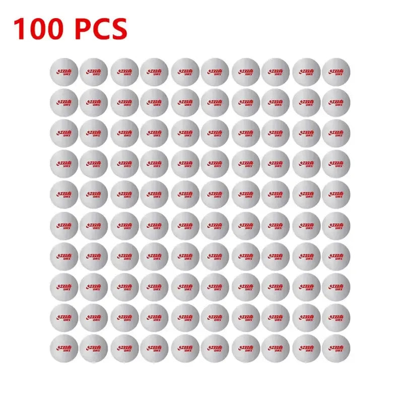 DHS 40+mm ABS High-Quality Table Tennis Training Balls – 20/50/100 Pack