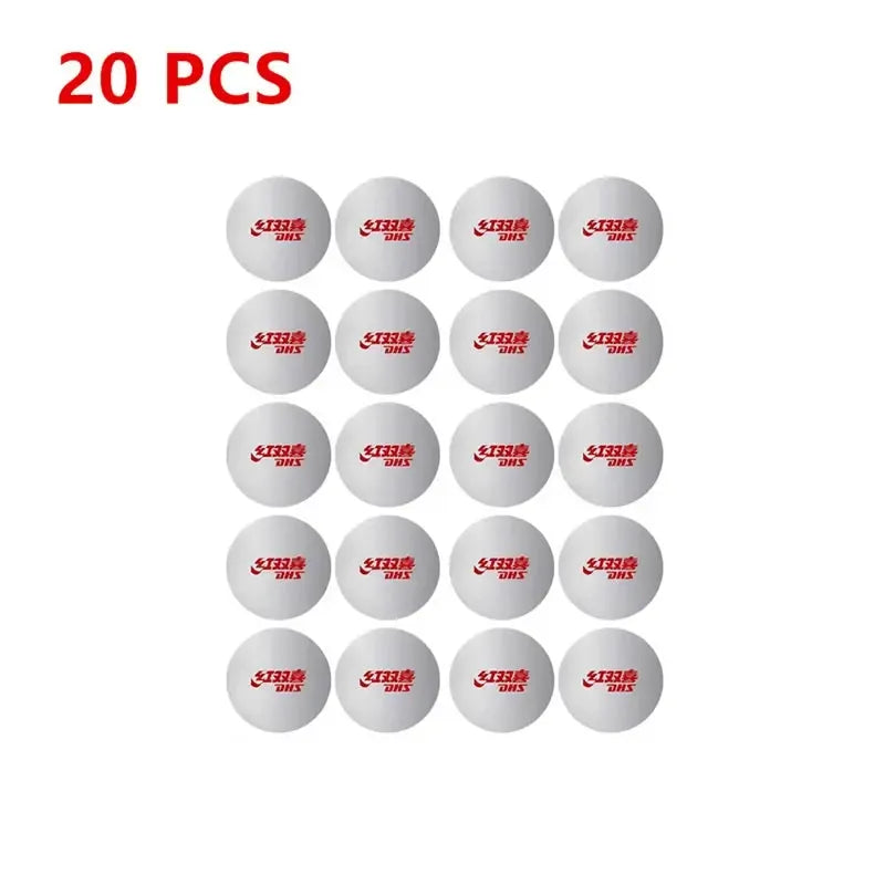 DHS 40+mm ABS High-Quality Table Tennis Training Balls – 20/50/100 Pack