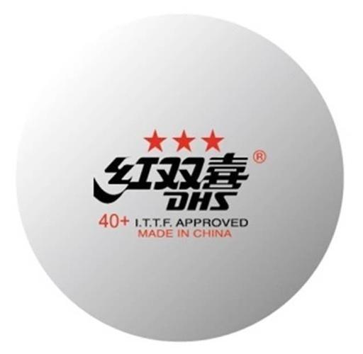DHS 50/100 3 star D40+ Seamed Table Tennis Balls