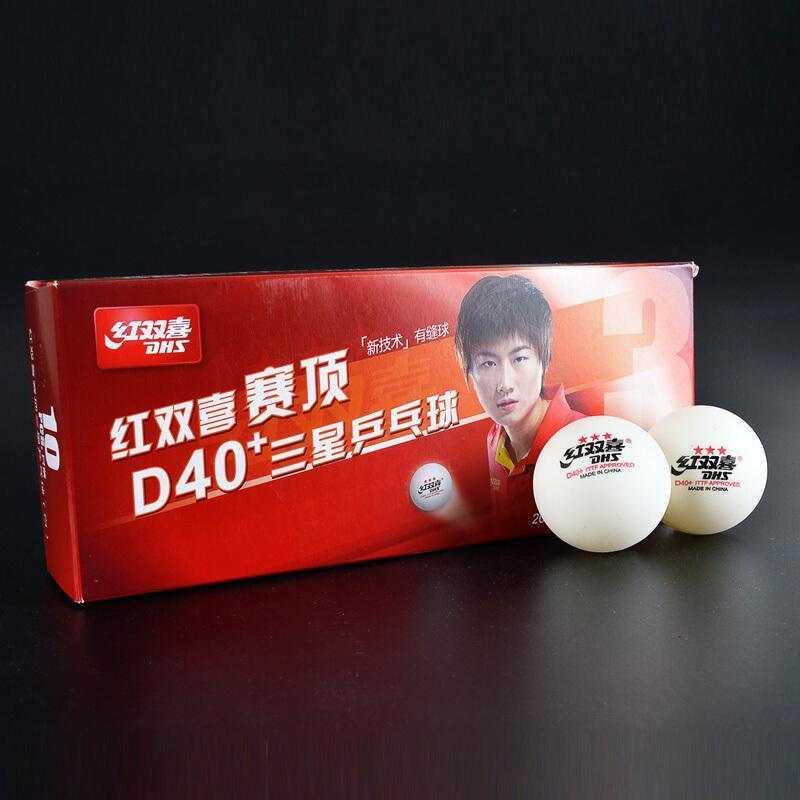 DHS 50/100 3 star D40+ Seamed Table Tennis Balls