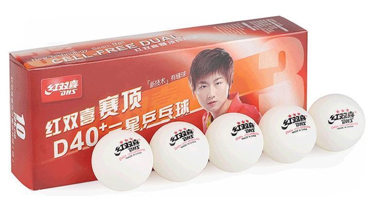 DHS 50/100 3 star D40+ Seamed Table Tennis Balls