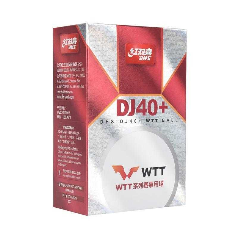 DHS DJ40+ WTT Official 3 Star Table Tennis Ball