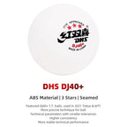 DHS DJ40+ WTT Official 3 Star Table Tennis Ball