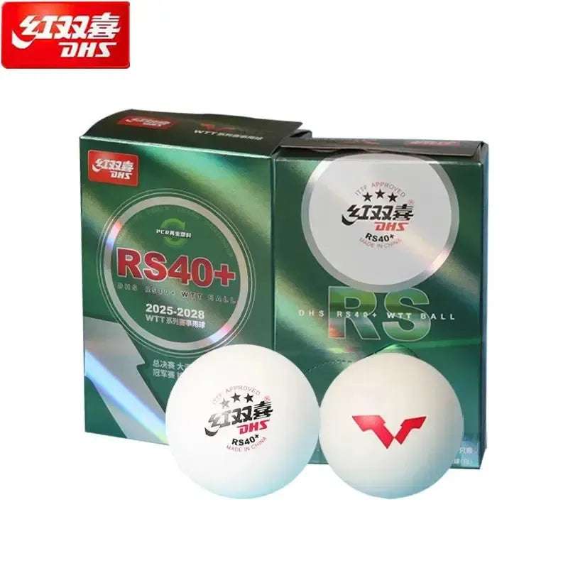 DHS RS40+ 3-Star WTT Table Tennis Balls| Official ITTF Approved
