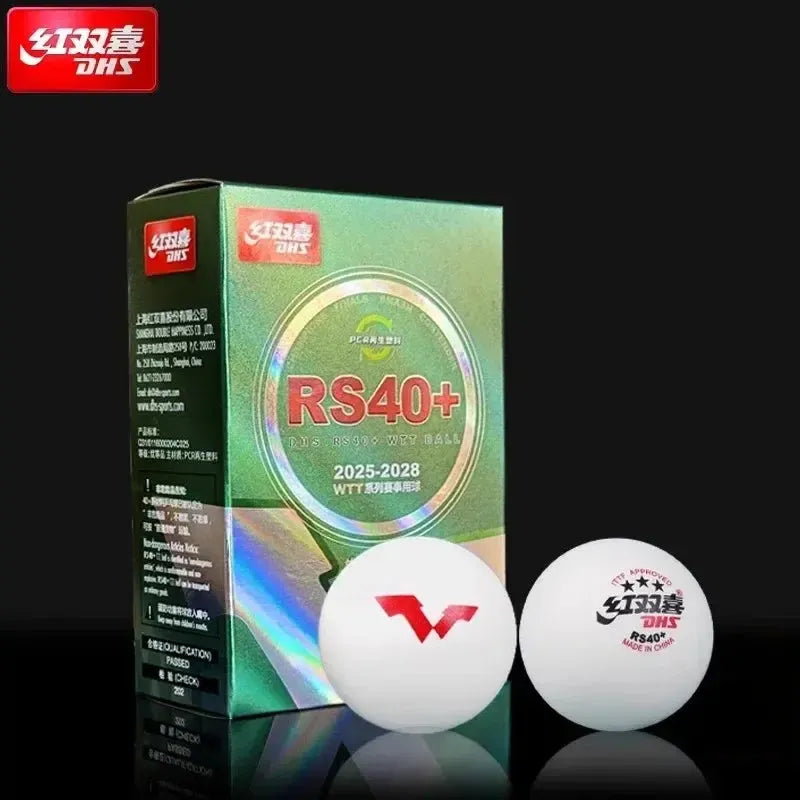 DHS RS40+ 3-Star WTT Table Tennis Balls| Official ITTF Approved