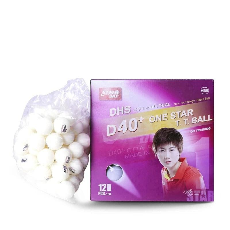 DHS Table Tennis Ball DHS D40+ 1-STAR Plastic ABS Ball