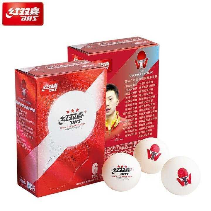 DHS neueste ITTF WORLD TOUR 3-Sterne D40+ Special Edition Tischtennisbälle