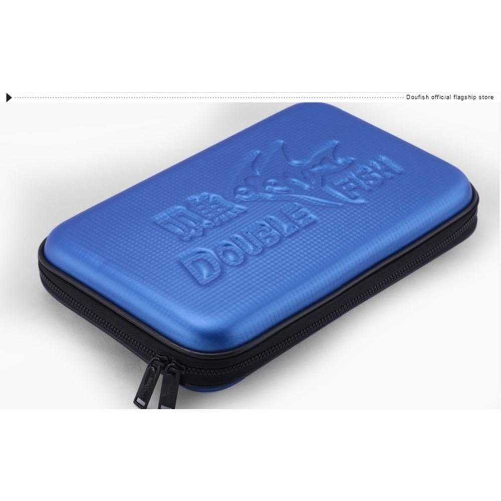 Double Fish G Type Harter PU Wasserdichter Tischtennisschlägerkoffer