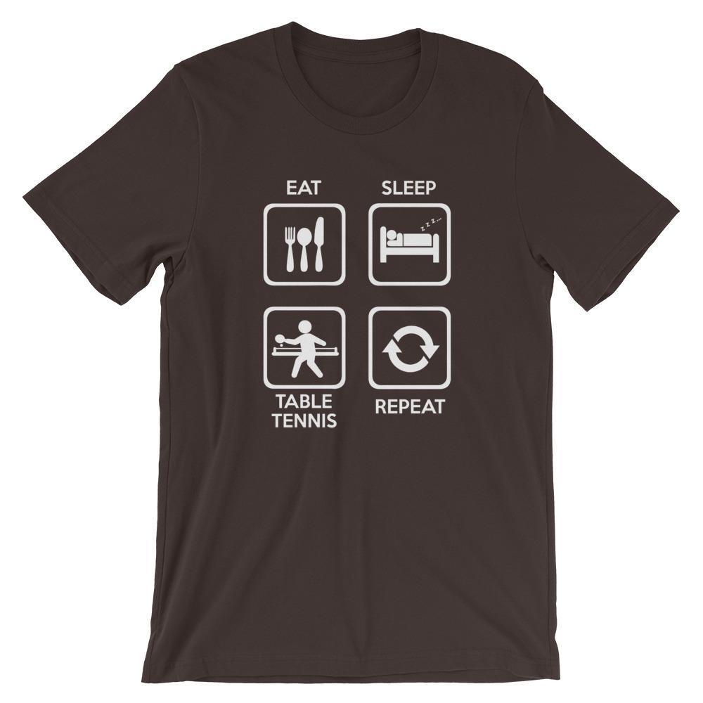 Eat Sleep Table Tennis Repeat T-Shirt
