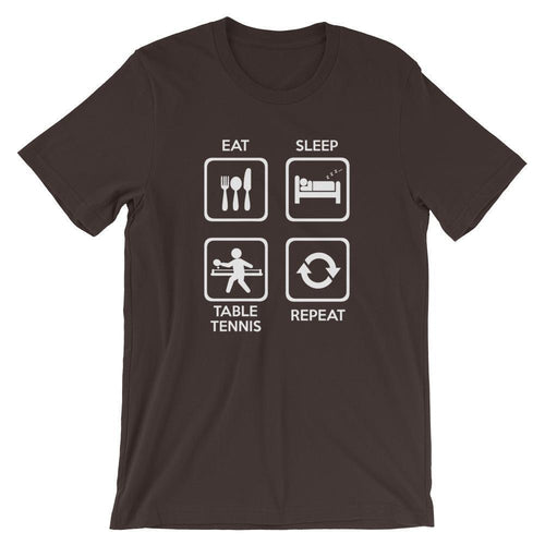 Eat Sleep Table Tennis Repeat T-Shirt