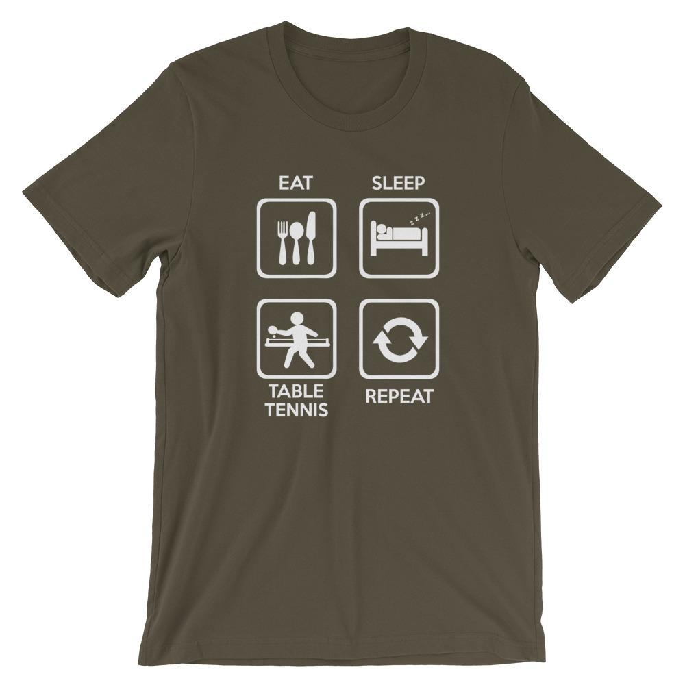 Eat Sleep Table Tennis Repeat T-Shirt