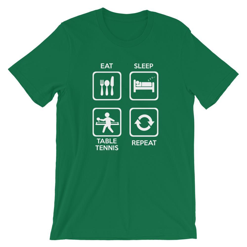 Eat Sleep Table Tennis Repeat T-Shirt