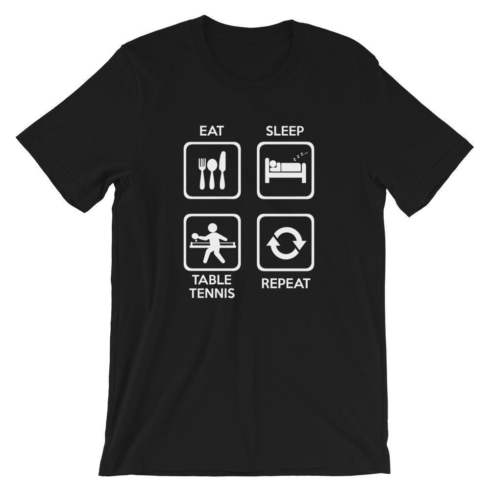 Eat Sleep Table Tennis Repeat T-Shirt