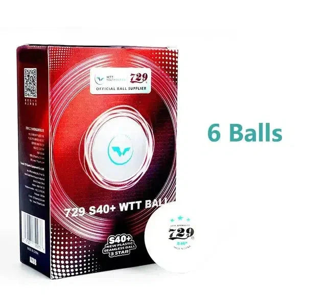 Friendship 729 WTT DJ40+ 3-Star Seamless Table Tennis Balls
