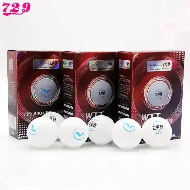Friendship 729 WTT DJ40+ 3-Star Seamless Table Tennis Balls