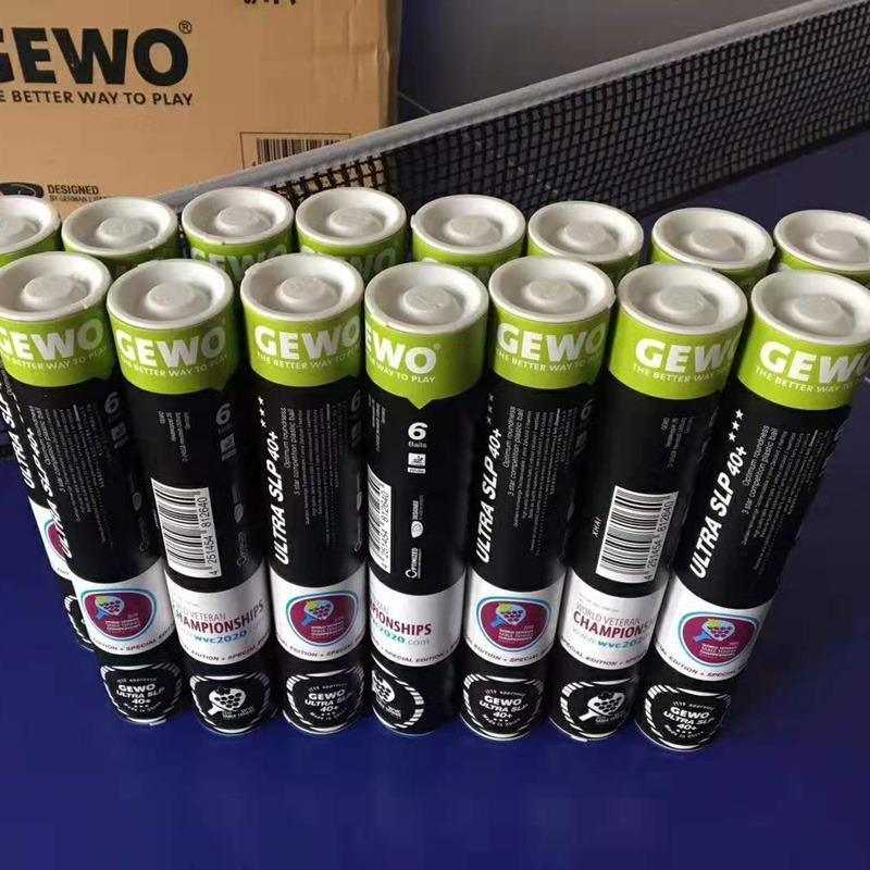 GEWO 3-Sterne WVC Offizieller Tischtennisball