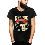 Gorilla King Pong Tischtennis T-Shirt
