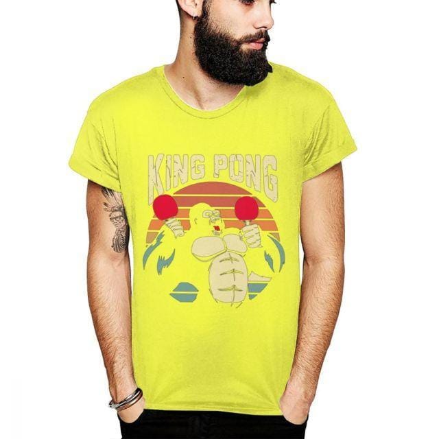 Gorilla King Pong Tischtennis T-Shirt