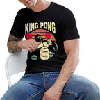 Gorilla King Pong Tischtennis T-Shirt