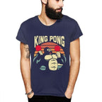 Gorilla King Pong Tischtennis T-Shirt