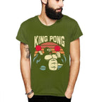 Gorilla King Pong Tischtennis T-Shirt