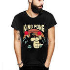 Gorilla King Pong Tischtennis T-Shirt