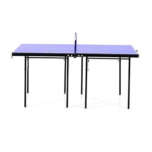 HOMCOM Faltbare Mini Kompakt Tischtennisplatte Ping Pong Tischset