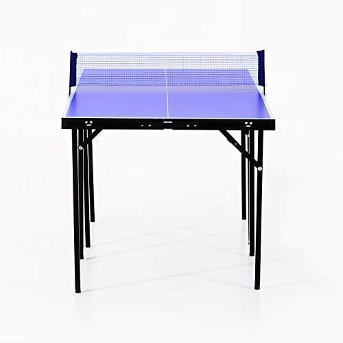 HOMCOM Faltbare Mini Kompakt Tischtennisplatte Ping Pong Tischset