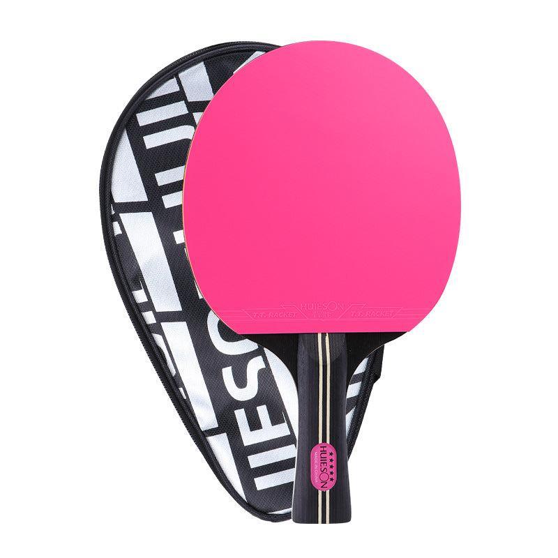 HUIESON 5-Star Colorful Table Tennis Bat + Case