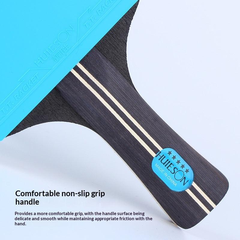 HUIESON 5-Star Colorful Table Tennis Bat + Case