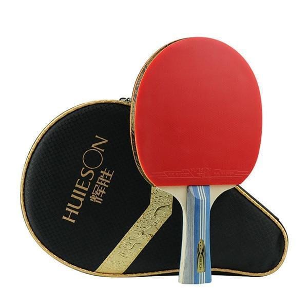 Raquette de Tennis de Table Huieson 3 Étoiles pour Débutants + Étui