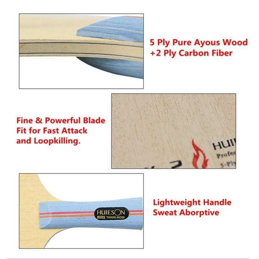 Huieson X-2 Hybrid Carbon7-lagiges Holz