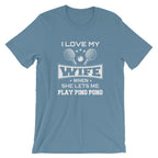 J'aime ma femme T-shirt de Tennis de Table