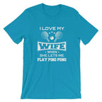 J'aime ma femme T-shirt de Tennis de Table