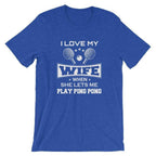 J'aime ma femme T-shirt de Tennis de Table